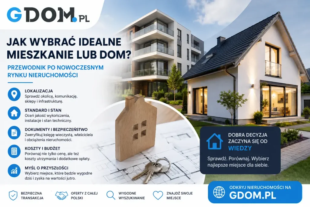 Jak wybrać idealne mieszkanie lub dom? Przewodnik po nowoczesnym rynku nieruchomości