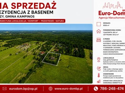 Rezydencja 570m2 z basenem Łazy k/Kampinosu