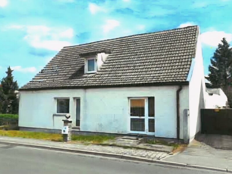 Działka 630 m² z domem (115 m²) – Schwedt/Oder | Wszystkie media przy granicy!