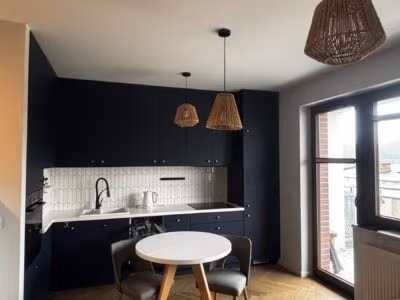 Dwupoziomowe mieszkanie 47,71 m² | 2 łazienki | taras + balkon | 719 000 zł | Szczecin, Nowe Miasto | budynek z 2021 roku | Sprzedaż bezpośrednio od właściciela