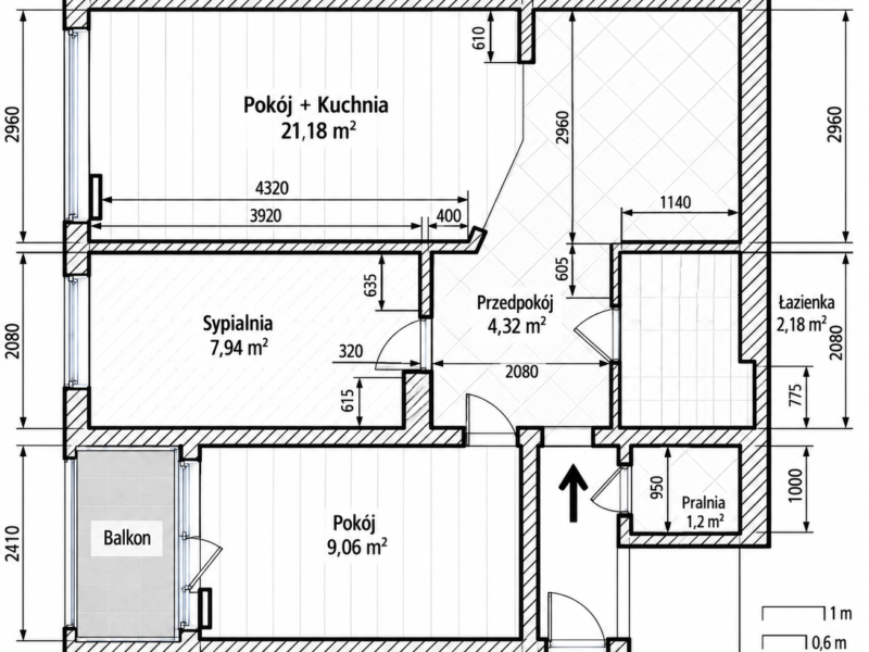 3-pok. mieszkanie 48 m² | Balkon | Winda | Klimatyzacja | Wrocław Blisko Centrum