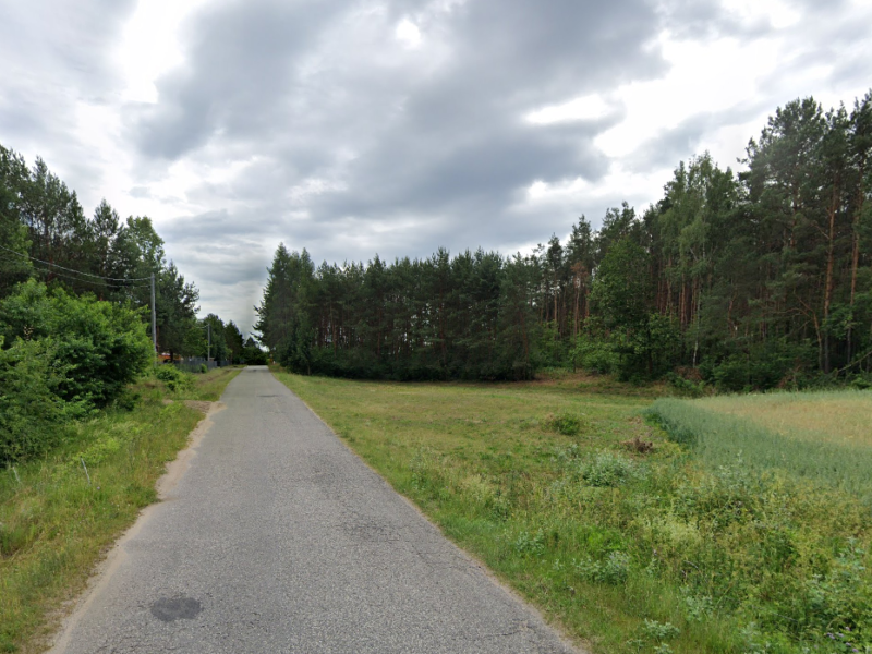 Działka 2300 m² Stefanów | lasy, Pilica, stare drzewa, asfalt i media