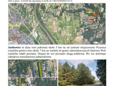 Syndyk sprzeda udziały w grunatach Jastkowice - Stalowa Wola