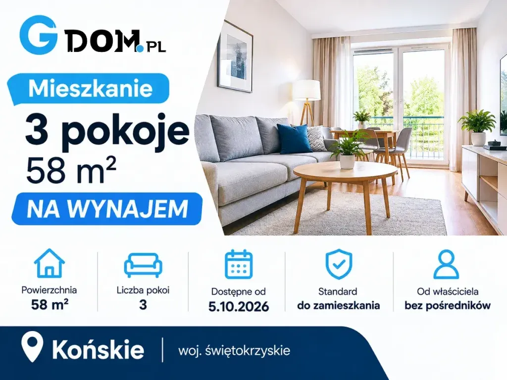 mieszkanie na wynajem końskie