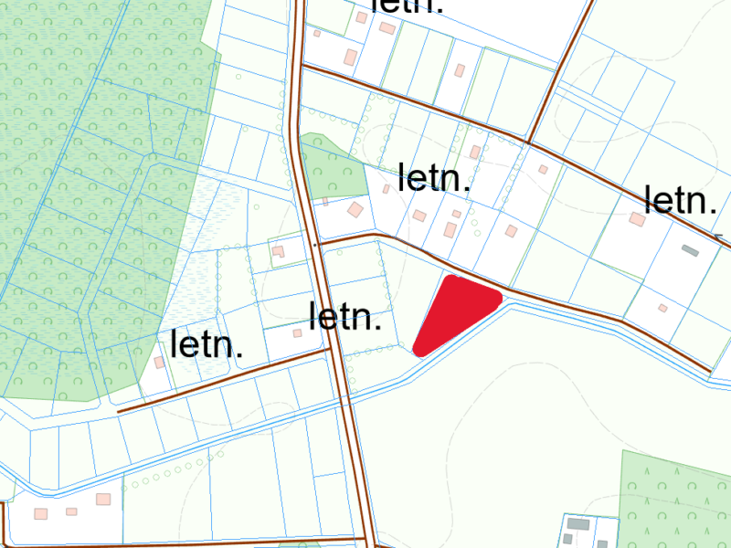 Mazury: działka 1956 m²